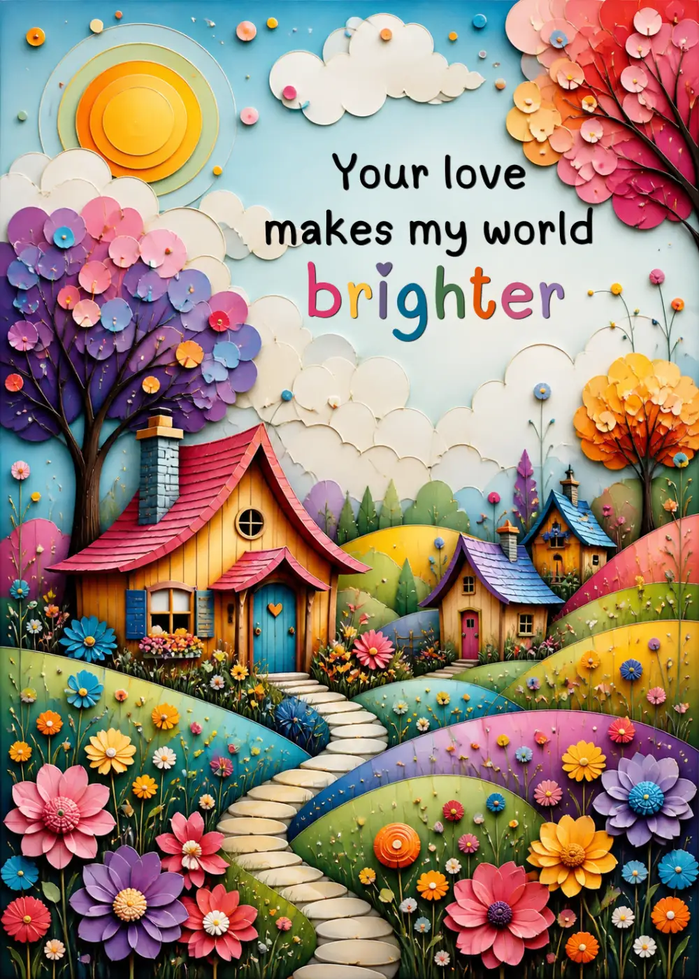 Your Love Makes My World Brighter — Love eCard